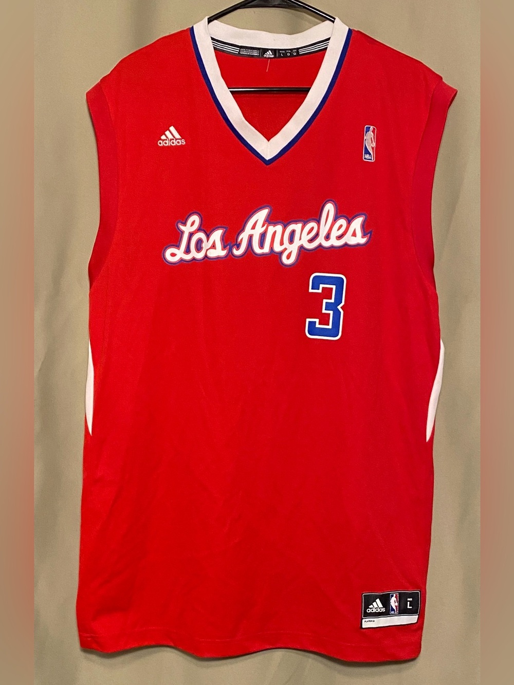Los Angeles Clippers NBA Adidas Jersey Chris Paul # 3 Large